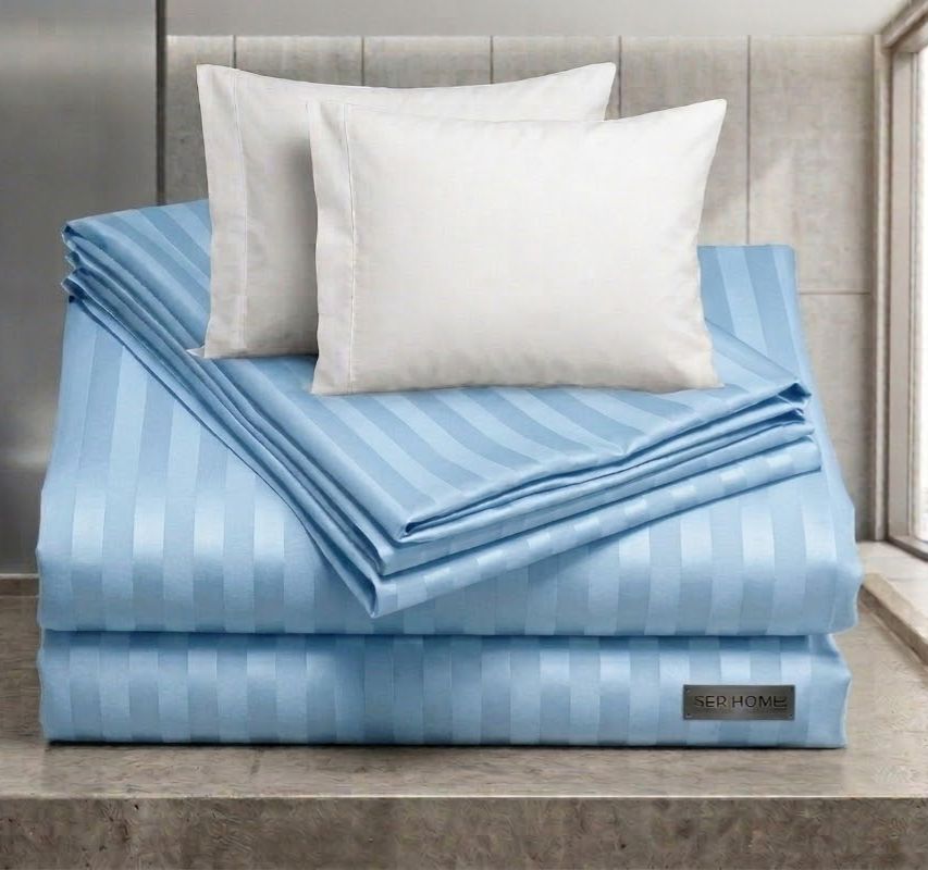 COMBO SÁBANAS + 2 ALMOHADAS - ALGODÓN