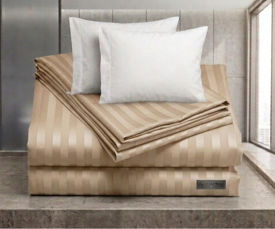 COMBO SÁBANAS + 2 ALMOHADAS - ALGODÓN