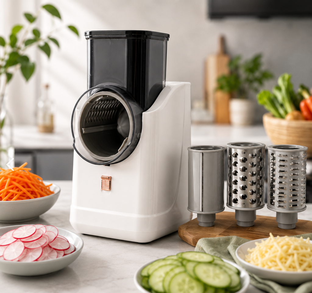 CORTADOR DE VERDURAS ELÉCTRICO MULTIFUNCIONAL