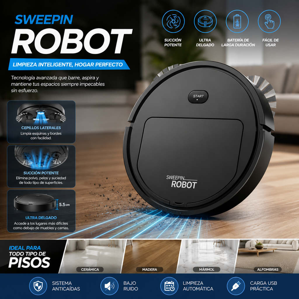 ASPIRADORA ROBOT INTELIGENTE