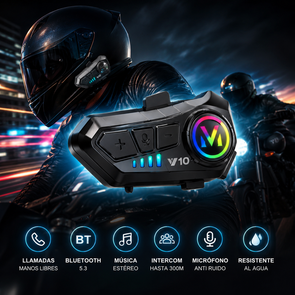 INTERCOMUNICADOR PARA MOTOS