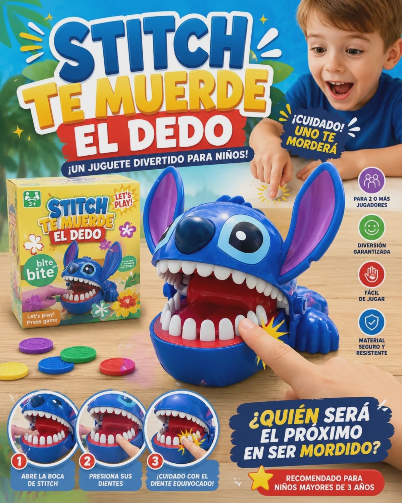 JUEGO STITCH ¡TE MUERDE!
